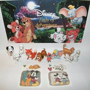 Disney Animal Friends Figure Set including Dumbo, Fox and Hound, and More!